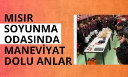 Mısır soyunma odasında maneviyat dolu anlar