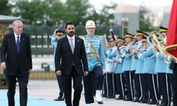 Erdoğan Zeydi'yi resmi törenle karşıladı