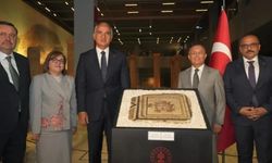 ABD'den iade edilen Zeugma Mozaik Paneli evine kavuştu