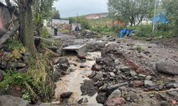 Ardahan'da sağanak ve dolu hasara neden oldu