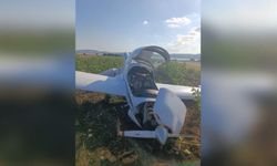 Çatalca'da eğitim uçağı kaza kırıma uğradı