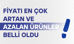 Temmuzda fiyatı en çok artan ve azalan ürünler belli oldu