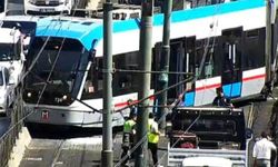 İstanbul'da tramvay raydan çıktı