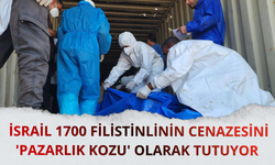 Haaretz: İsrail, 1700 Filistinlinin cenazesini 'pazarlık kozu' olarak tutuyor