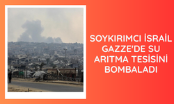 Soykırımcı İsrail, Gazze'de su arıtma tesisini bombaladı