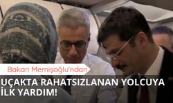 Bakan Memişoğlu'ndan havada ilk yardım
