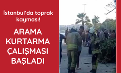 İstanbul'da toprak kayması