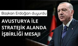 Erdoğan'dan Avusturya ile stratejik alanda işbirliği mesajı