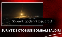 Suriye'de otobüse bombalı saldırı