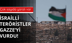 İsrail Gazze'ye saldırdı! Çok sayıda yaralı var