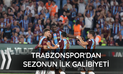 Trabzonspor'dan sezonun ilk galibiyeti