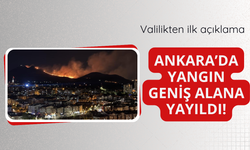 Ankara'da yangına müdahale ediliyor