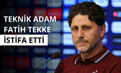 Teknik adam Fatih Tekke istifa etti