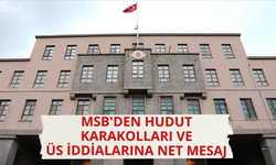 MSB: Hudut karakollarında birlik ve personel azaltılması söz konusu değil