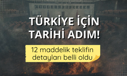 Çerçeve Yasa Teklifi 12 maddeden oluşuyor