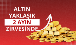 Altın yaklaşık 2 ayın zirvesinde