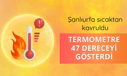 Şanlıurfa sıcaktan kavruldu: Termometre 47 dereceyi gösterdi