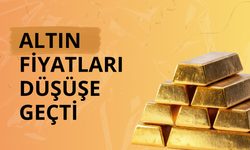 Altın fiyatları düşüşe geçti