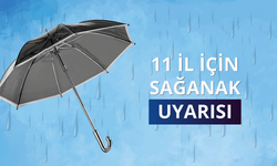 11 il için sağanak uyarısı