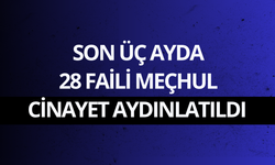 Son üç ayda 28 faili meçhul cinayet aydınlatıldı