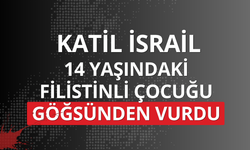 Katil İsrail 14 yaşındaki Filistinli çocuğu göğsünden vurdu