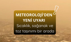 Meteoroloji'den yeni uyarı: Sıcaklık, sağanak ve toz taşınımı bir arada