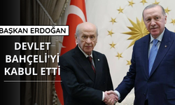 Cumhurbaşkanı Erdoğan, Devlet Bahçeli'yi kabul etti