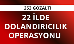 22 ilde dolandırıcılık operasyonu: 253 gözaltı