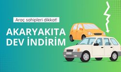 Akaryakıta dev indirim!