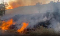 Mangal ateşi çadır, baraka ve iki motosikleti küle çevirdi