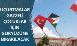 Uçurtmalar Gazzeli çocuklar için gökyüzüne bırakılacak