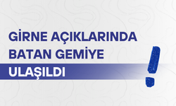 Girne açıklarında batan gemiye ulaşıldı