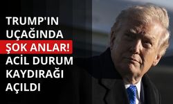 Trump'ın uçağında acil durum kaydırağı kriz yarattı