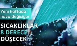 Meteoroloji uyardı: Sıcaklıklar 8 dereceye kadar azalacak