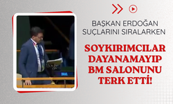Erdoğan konuşurken soykırımcılar salonu terk etti