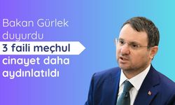 Bakan Gürlek: 3 faili meçhul cinayet daha aydınlatıldı