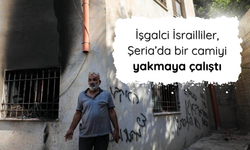 İşgalci İsrailliler, Şeria’da bir camiyi yakmaya çalıştı