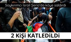 Soykırımcı İsrail Şeria'da köye saldırdı: 2 kişi katledildi