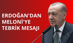 Erdoğan İtalya Başbakanı Meloni'yi tebrik etti