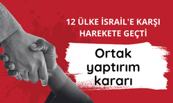 12 ülke İsrail'e karşı harekete geçti: Ortak yaptırım kararı