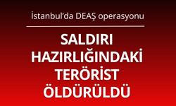 İstanbul'da saldırı hazırlığındaki terörist öldürüldü