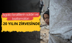 İşgalci İsraillilerin saldırı ve kısıtlamaları 20 yılın zirvesinde