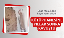 Esad rejiminden kaçarken sakladı: Kütüphanesine yıllar sonra kavuştu