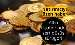 Altın fiyatlarında sert düşüş