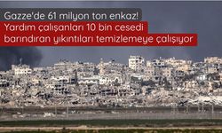 Gazze'de 61 milyon ton enkaz: Yardım çalışanları 10 bin cesedi barındıran yıkıntıları temizlemeye çalışıyor