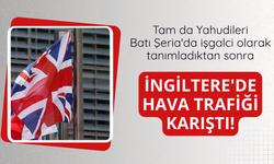 İngiltere'de hava trafiği kilitlendi!