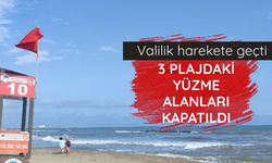 Valilik harekte geçti! 3 plajdaki yüzme alanları kapatıldı