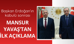 Başkan Erdoğan Mansur Yavaş'ı kabul etti