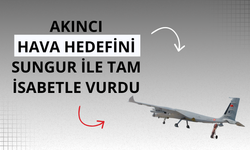 AKINCI, hava hedefini SUNGUR ile tam isabetle vurdu