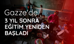 Gazze'de 3 yıl sonra eğitim yeniden başladı